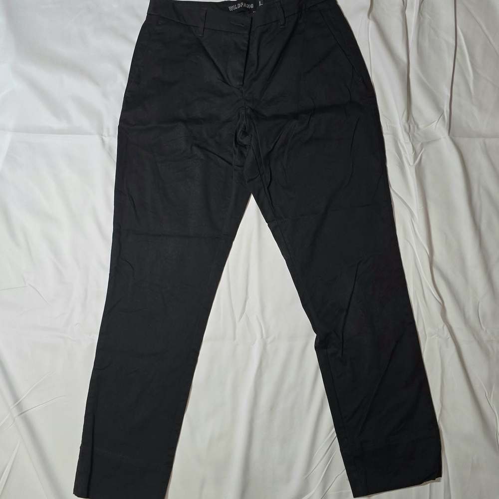 Wildfang Black Straight-Leg Trousers